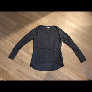 Athleta Blue Scoop Neck Sweater